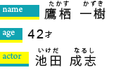 鷹栖一樹／42才／池田成志